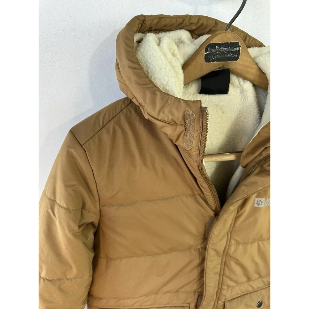 Jack Wolfskin Hooded Puffer Jacket Kid's Youth Large Sz 14